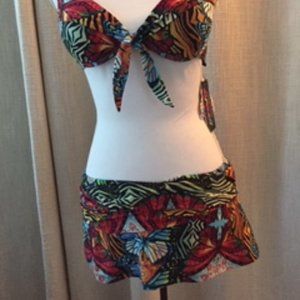 Becca skirted bikini swimsuit (by Rebecca Virtue)